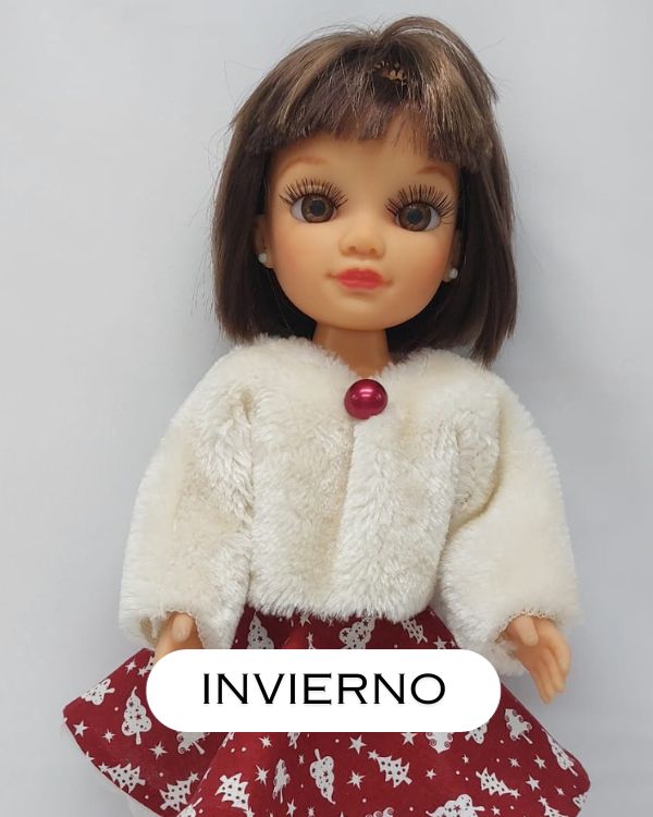 invierno la justica trajes de muñecas